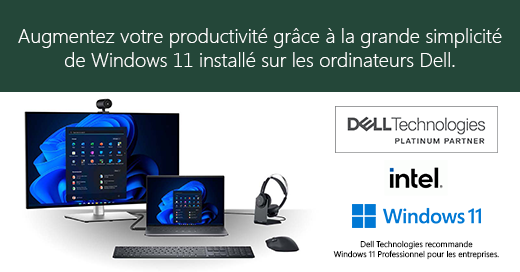Dell, Intel, Windows 11 : conçus pour sécuriser le travail hybride